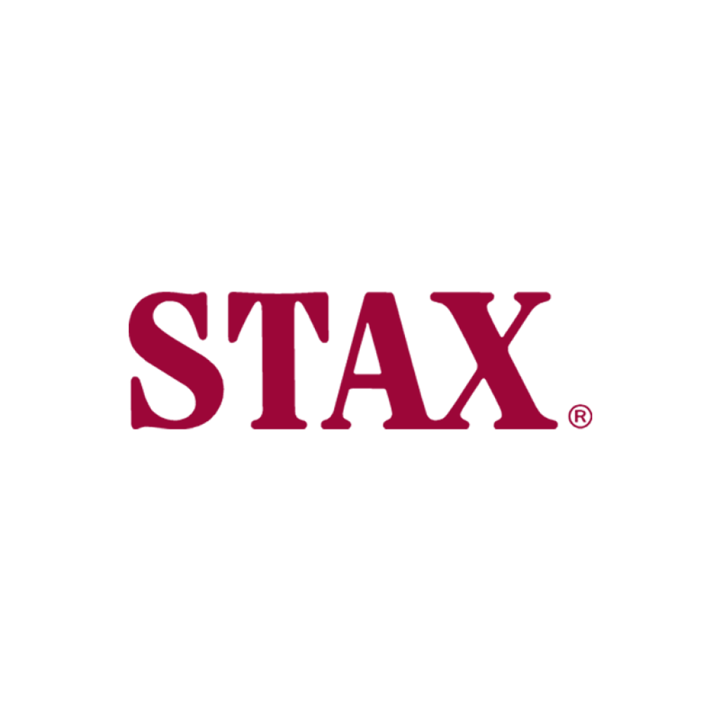 STAX logo.