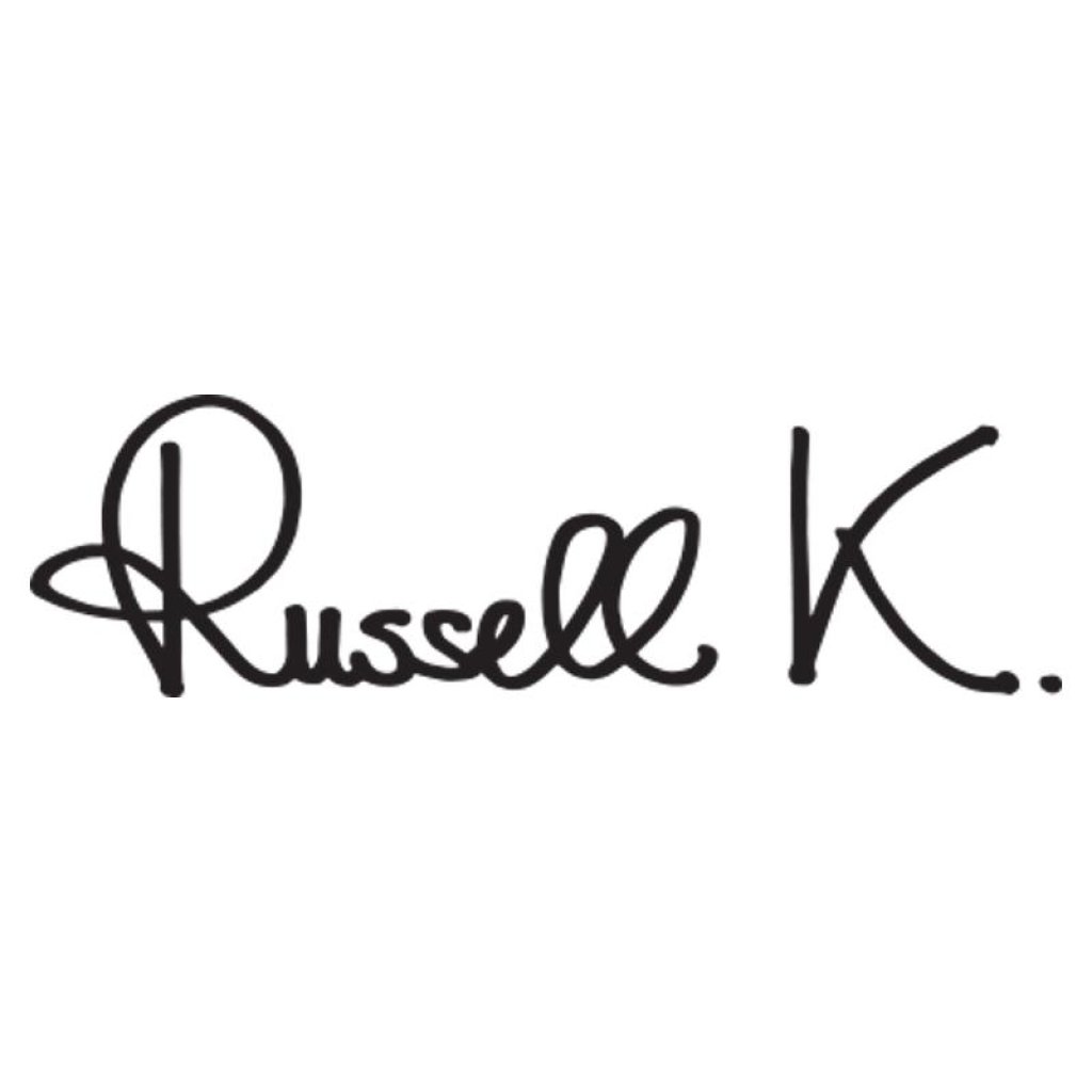 Russell K logo.