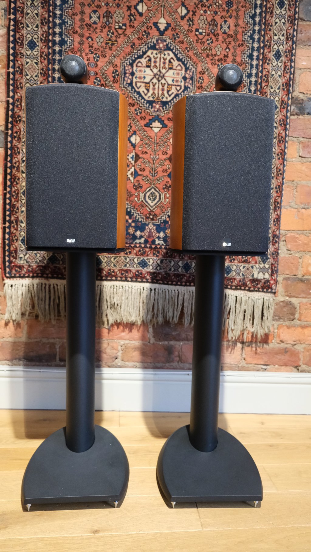 Bowers & Wilkins 805s Front View with Grilles.