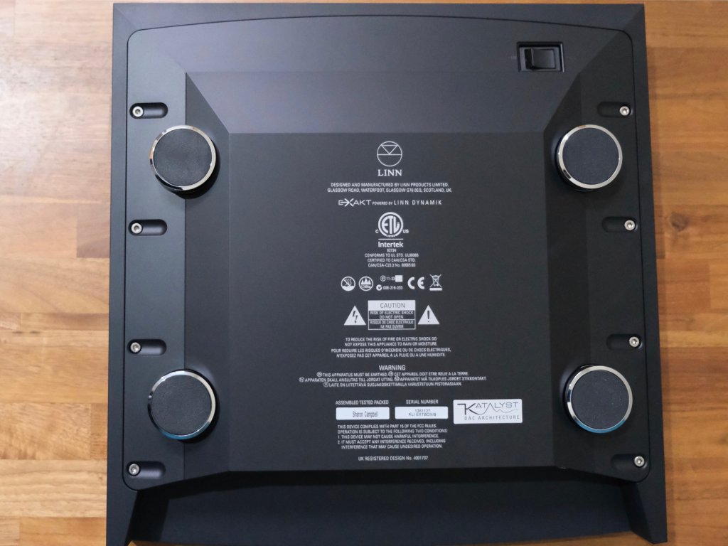Linn Klimax Exaktbox - underside.