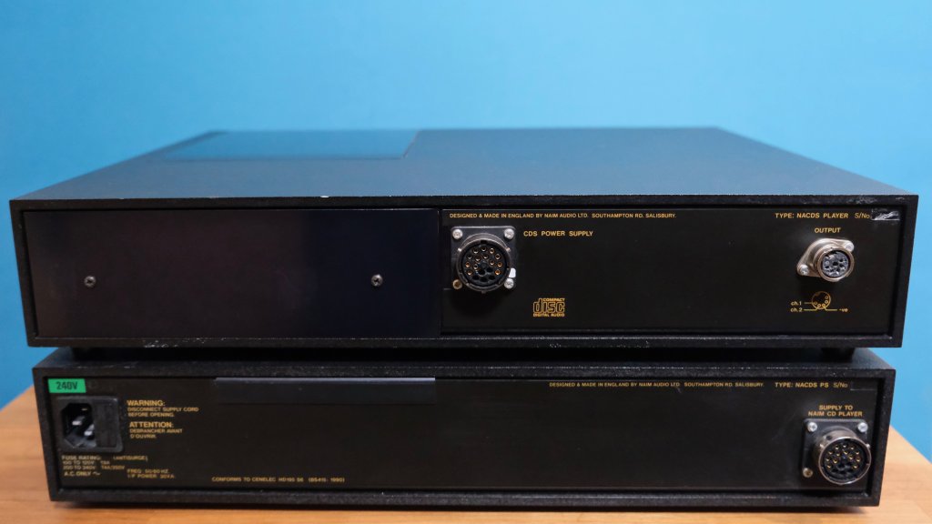 Naim CDS rear view.