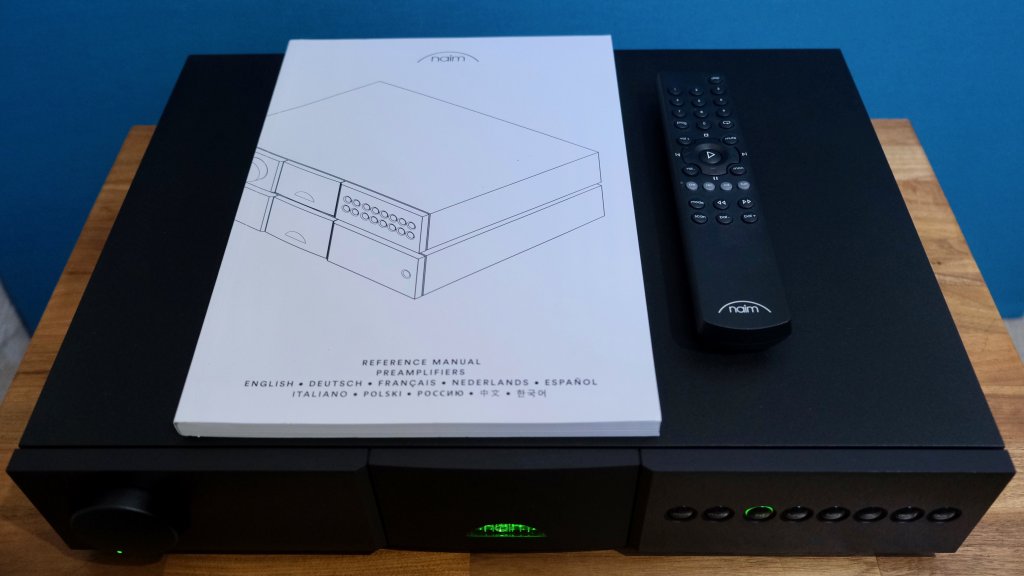 Naim NAC 202 with user manual and remote.