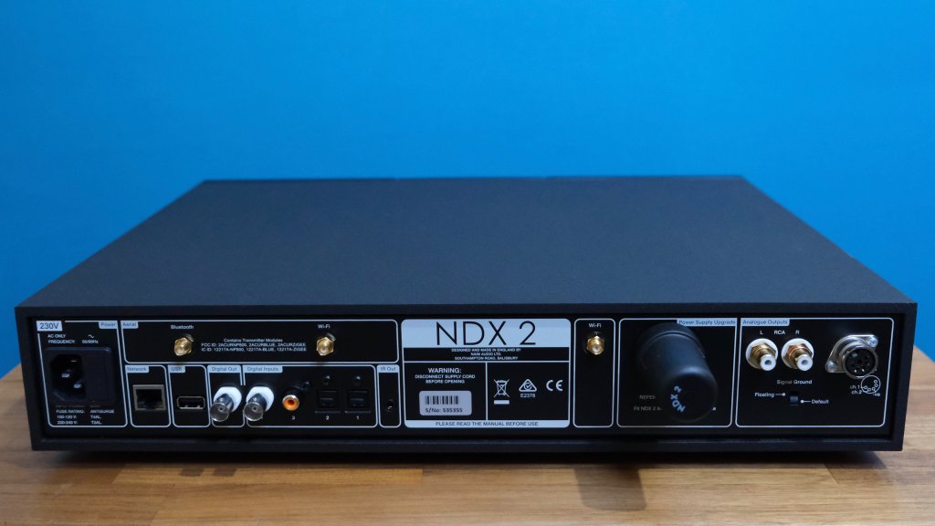 Naim NDX 2 Rear View.