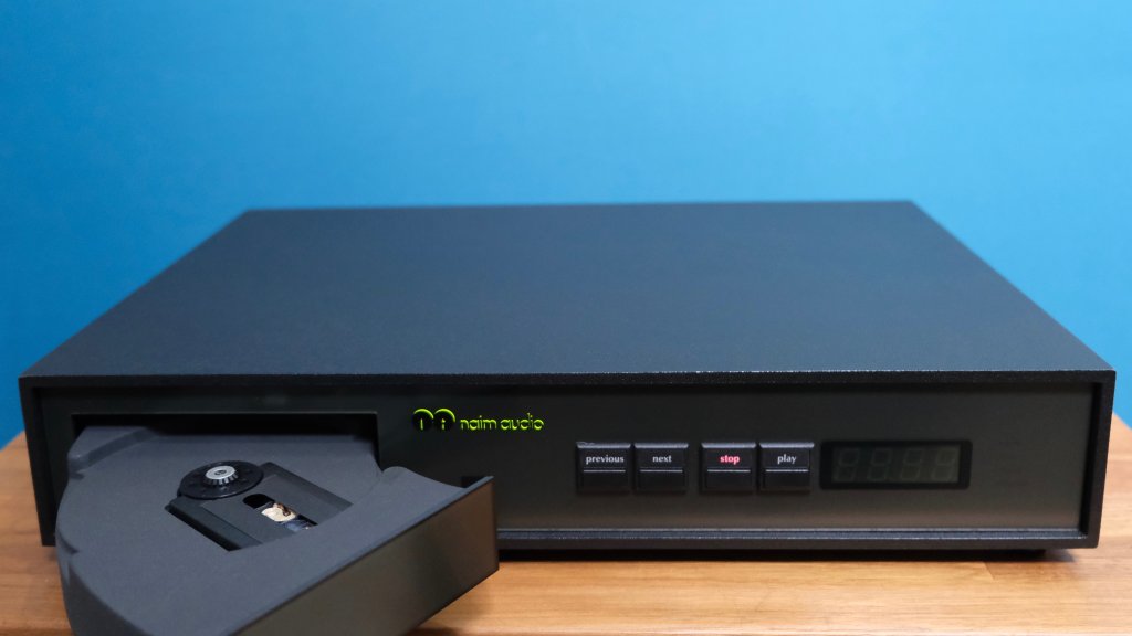 Naim CDX Front View with Drawer Open.
