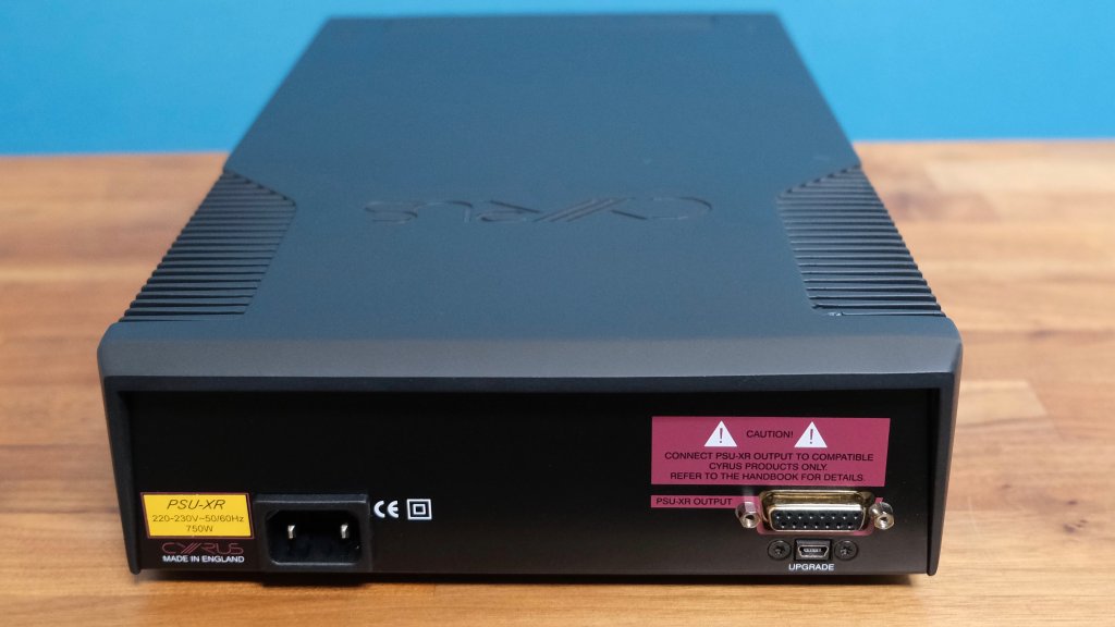 Cyrus PSU-XR Power Supply Rear View.