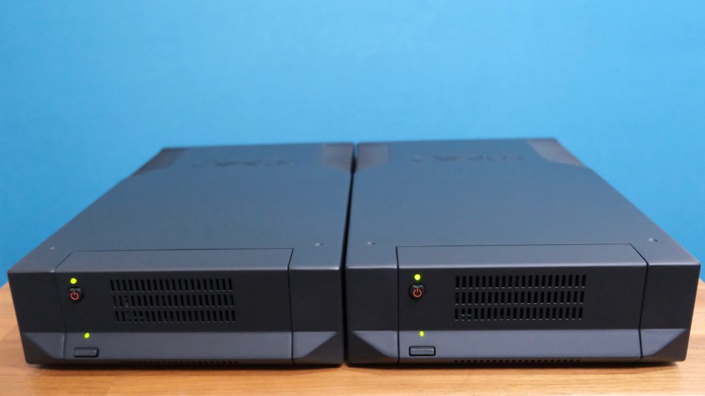 Cyrus Mono X 300 Power Amplifier (Pair) - front power on.
