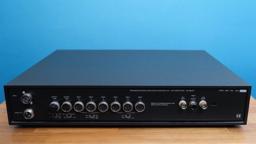 Naim NAC102 Rear View.