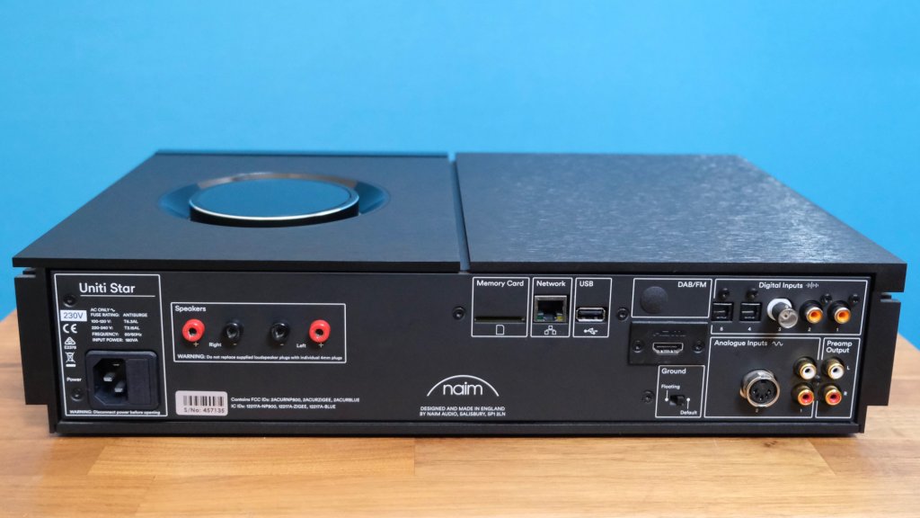 Naim Uniti Star Rear View.