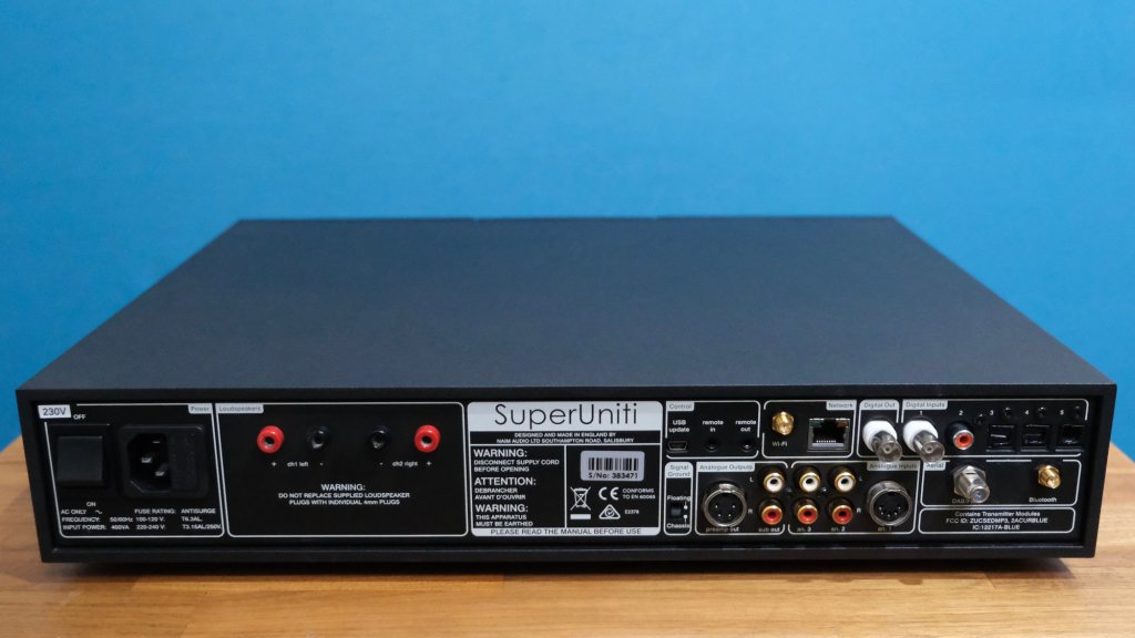 Naim SuperUniti Rear View.