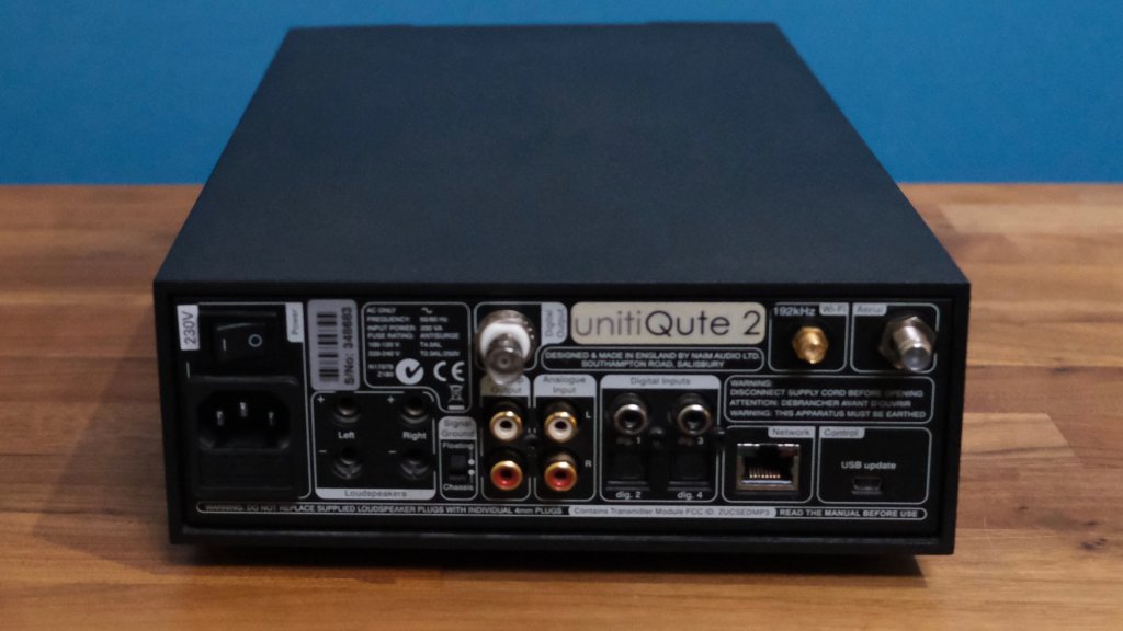 Naim Unitiqute 2 - rear view.