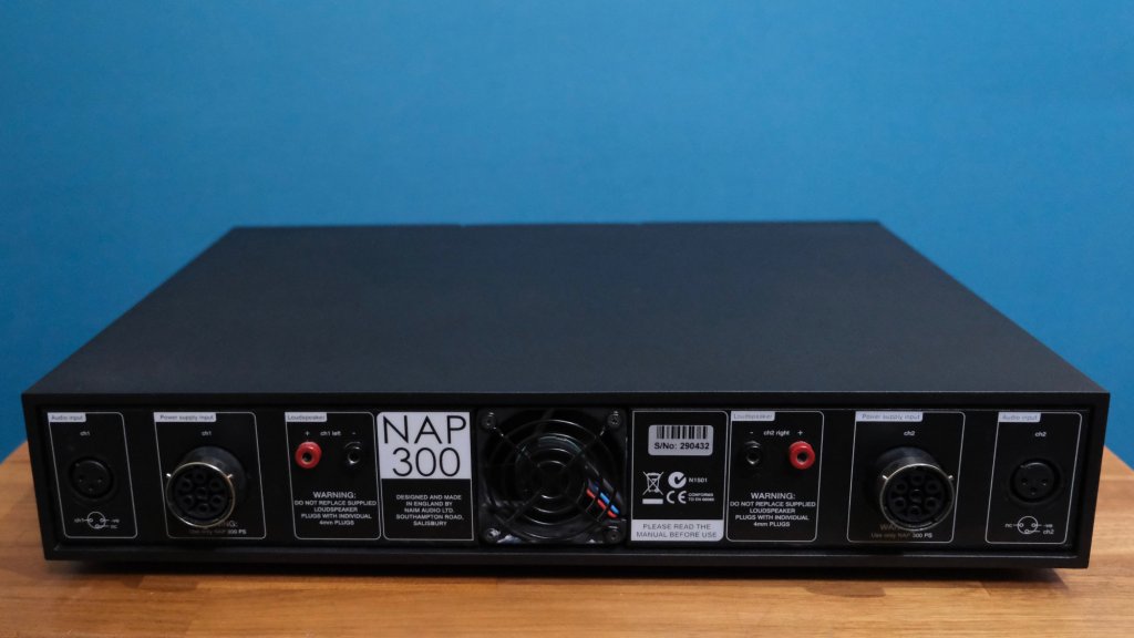 Naim NAP300 Rear View.