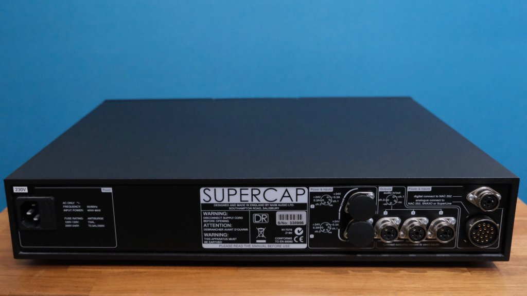 Naim Supercap DR - Rear View.