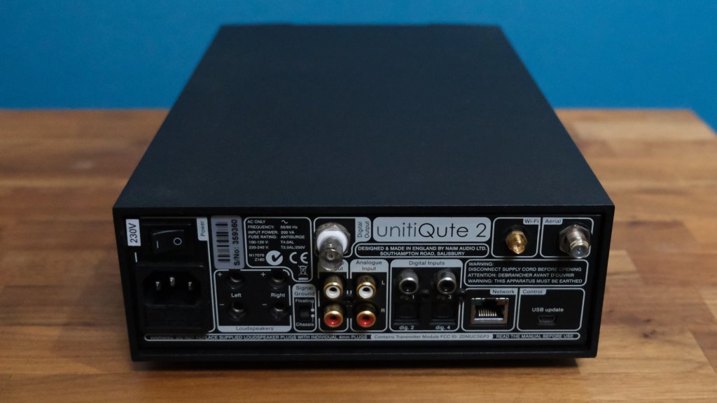 Naim UnitiQute 2 - Rear View.