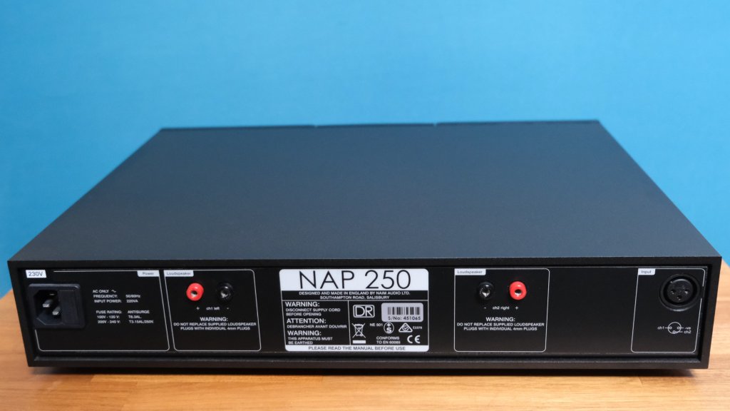 Naim NAP250 DR Rear View.