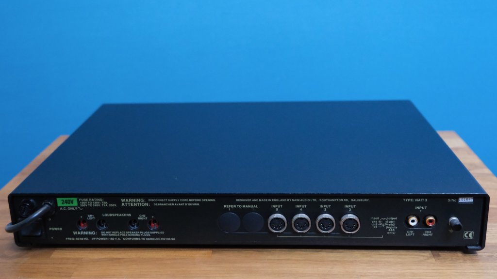 Naim Nait 3 Rear View.