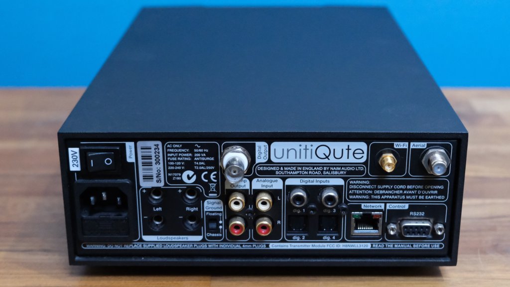 Naim UnitiQute Rear View.