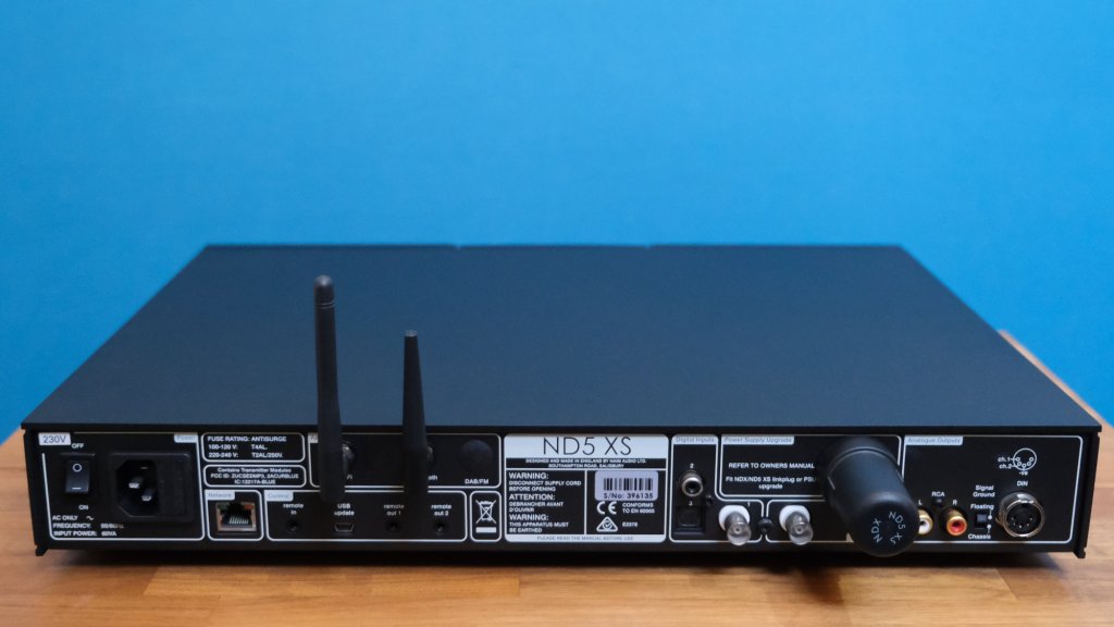 Naim ND5 XS Rear View.