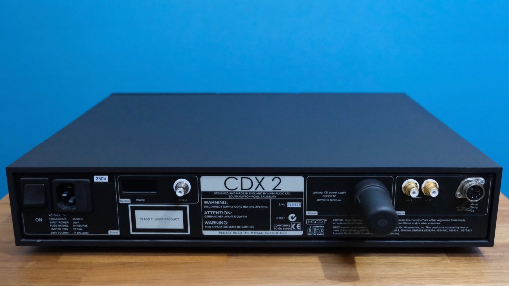 Naim CDX 2 Rear View.
