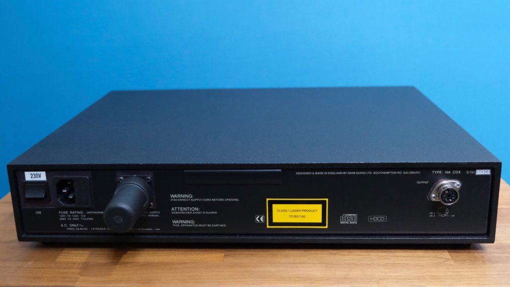 Naim CDX Rear View.