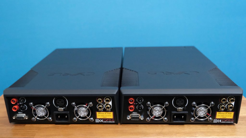 Cyrus Mono X 300 Power Amplifier (Pair) - rear.