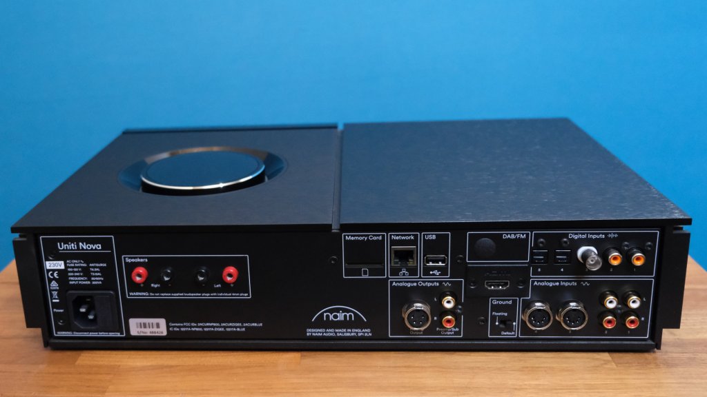 Naim Uniti Nova Rear View.