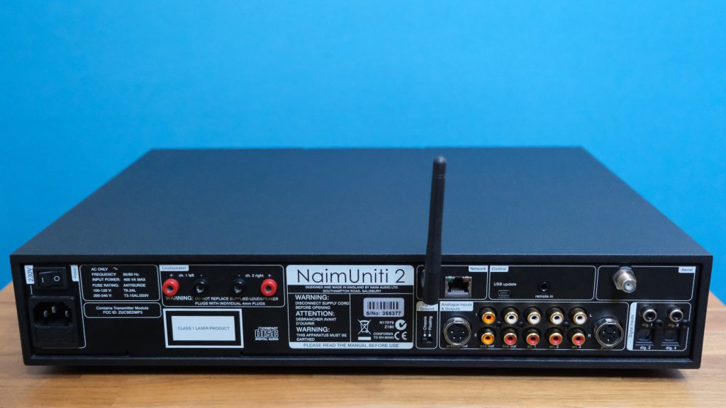 Naim Uniti 2 Rear View.