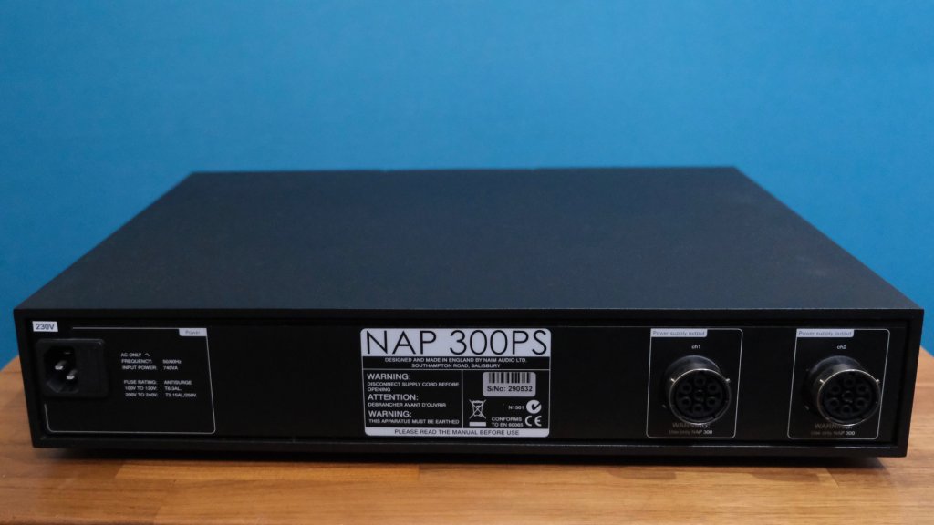 Naim NAP300PS Rear View.