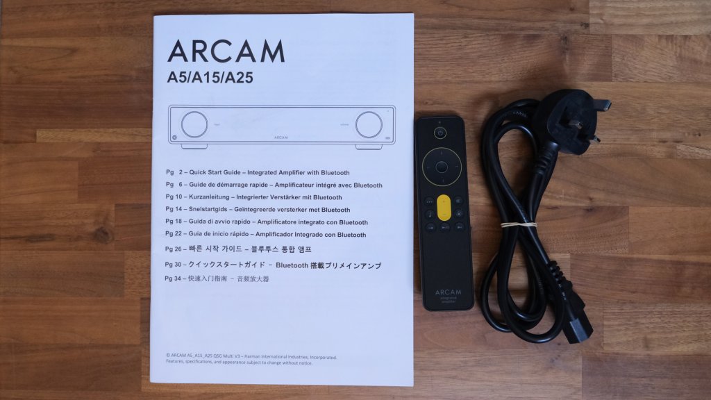 Arcam A15 Accessories.