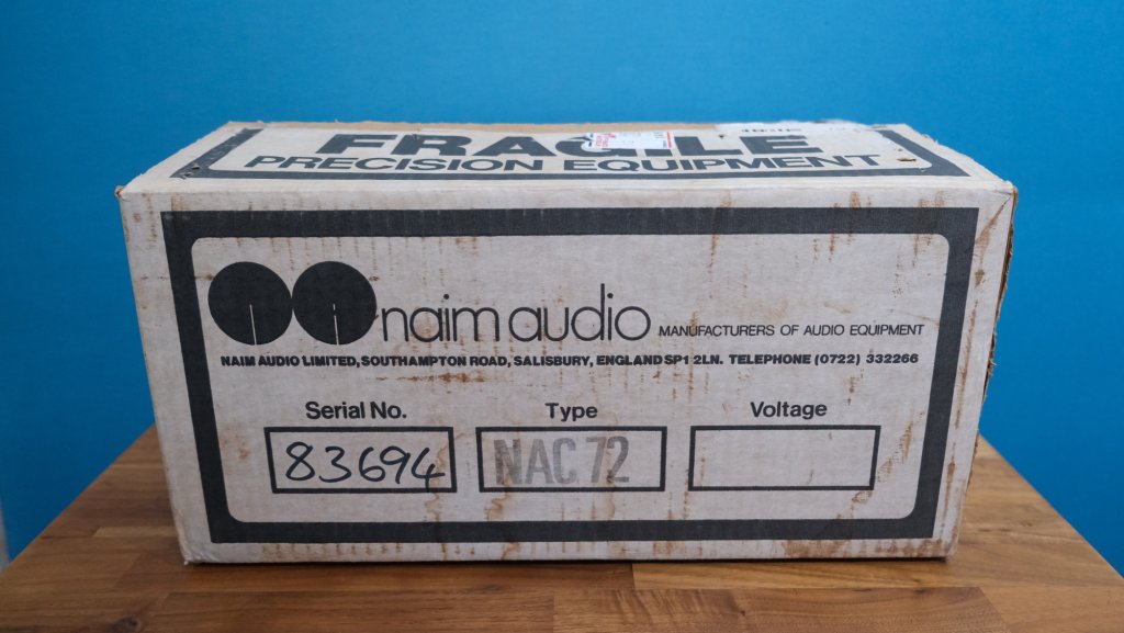 Naim NAC 72 Pre-amplifier (Olive).