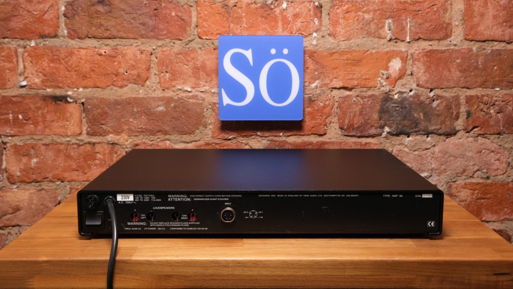 Naim NAP 90 power amplifier.