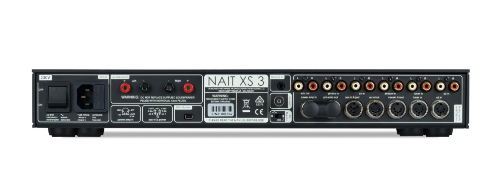 Naim NAIT XS 3 rear.