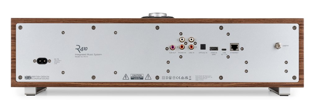 Ruark R410 Walnut Rear.